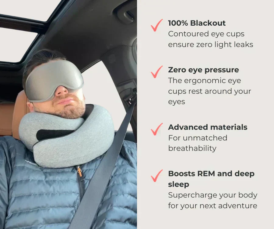 Lunara Deluxe Eye Mask For Nighttime Comfort And Rest