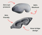 Lunara Deluxe Eye Mask For Nighttime Comfort And Rest