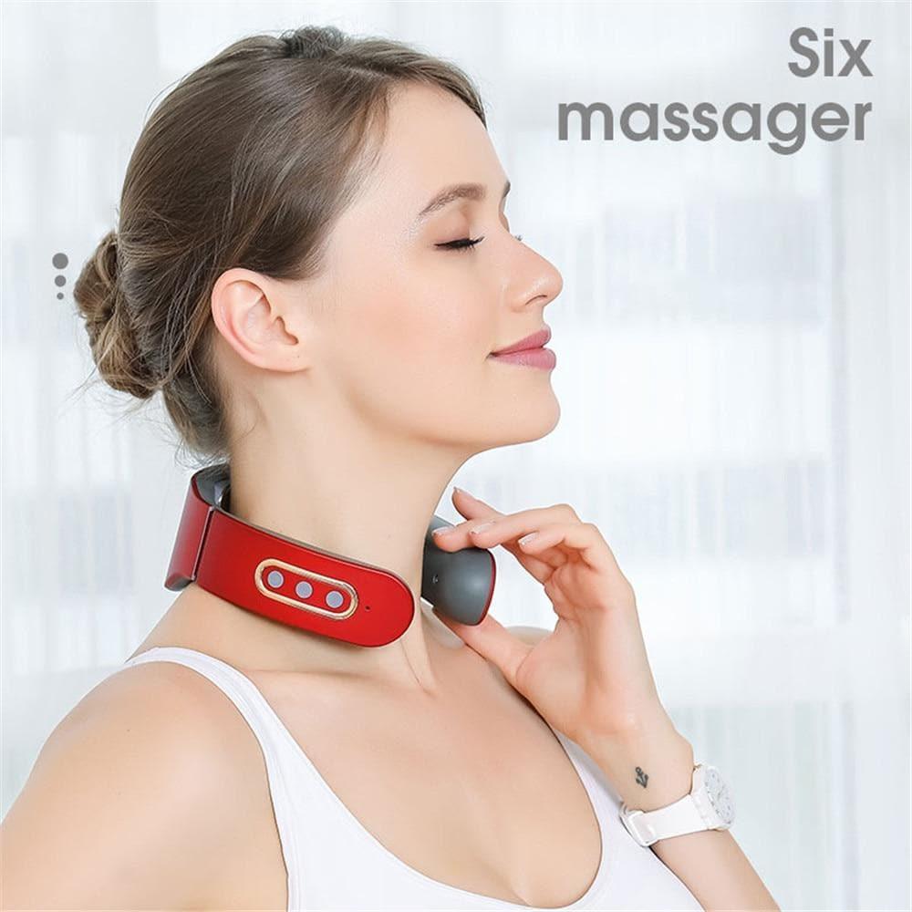 VitaPulse 4D-Massagegerät mit Wärme für Nacken und Schultern zu Hause