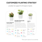 Alexa対応、ジェスチャーで作動するIvyスマート植木鉢コンパニオン | Fioriscas