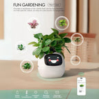 Alexa対応、ジェスチャーで作動するIvyスマート植木鉢コンパニオン | Fioriscas