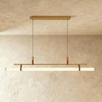 LumaTube Chandelier Pendant Light With Adjustable Height For Kitchens And Bars