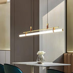 LumaTube Chandelier Pendant Light With Adjustable Height For Kitchens And Bars