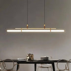 LumaTube Chandelier Pendant Light With Adjustable Height For Kitchens And Bars