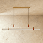 LumaTube Chandelier Pendant Light With Adjustable Height For Kitchens And Bars