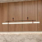 LumaTube Chandelier Pendant Light With Adjustable Height For Kitchens And Bars