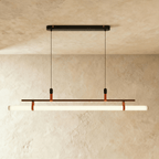 LumaTube Chandelier Pendant Light With Adjustable Height For Kitchens And Bars