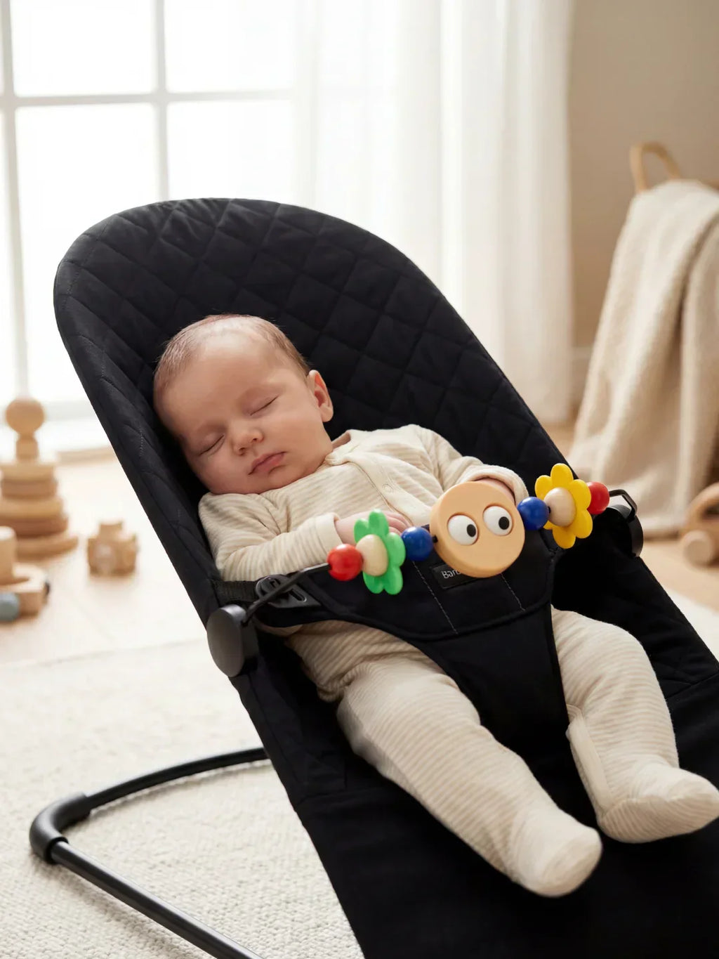 Transat pour bébé pliable avec arche d’activités, de 0 à 2 ans