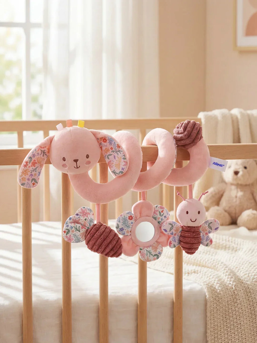 Sensory Wrap-Around Baby Bed Toy | Fioriscas