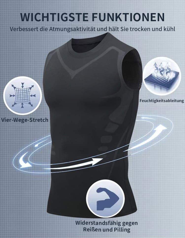 2024 New version Ionic Shaping sleeveless shirt without sleeves