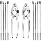 Stainless Steel Kitchen Tools Crackers Picks and Forks Seafood Tools