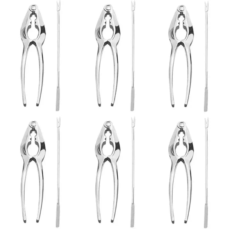 Stainless Steel Kitchen Tools Crackers Picks and Forks Seafood Tools