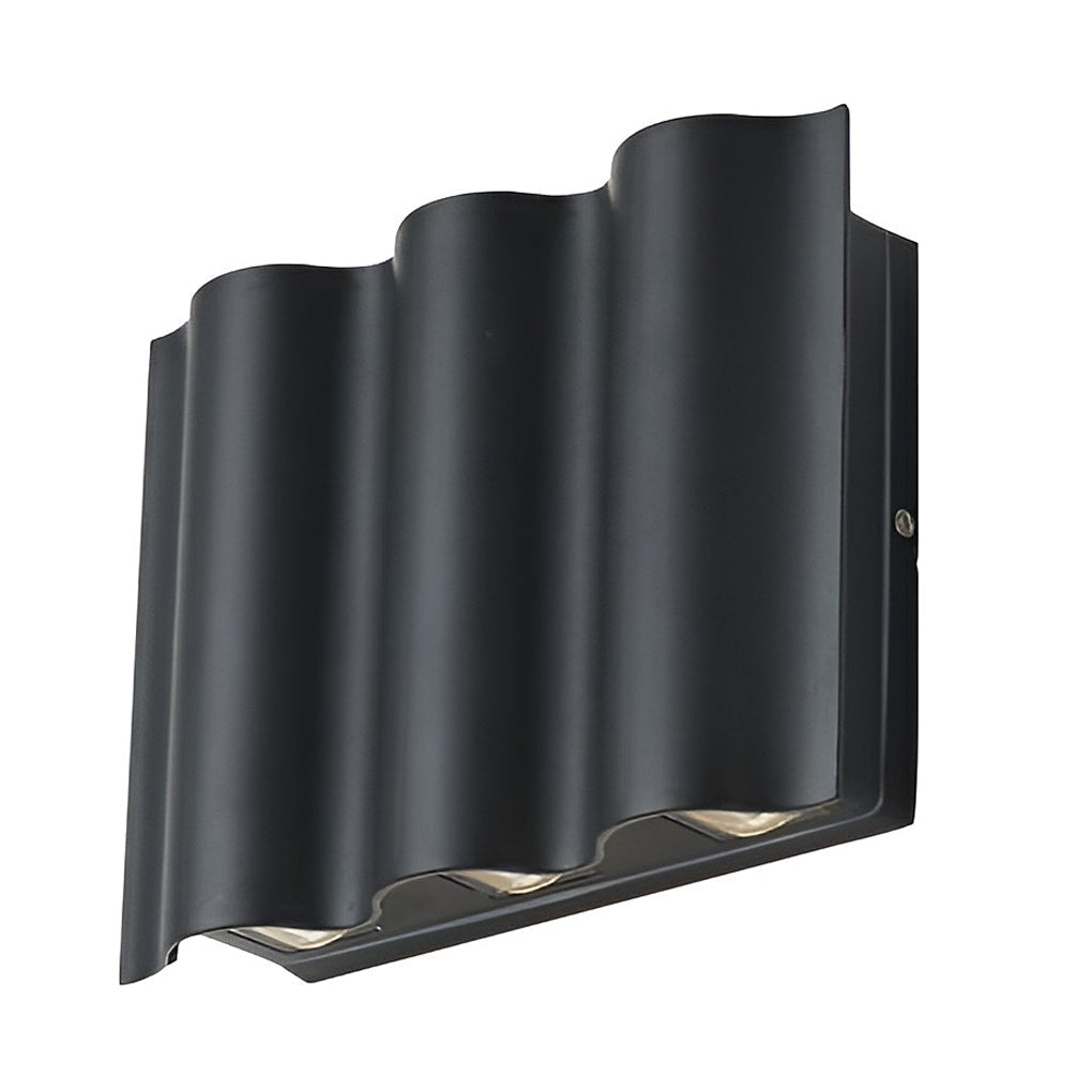 Outdoor Black LED Wall Light Fixture