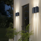 Outdoor Black LED Wall Light Fixture