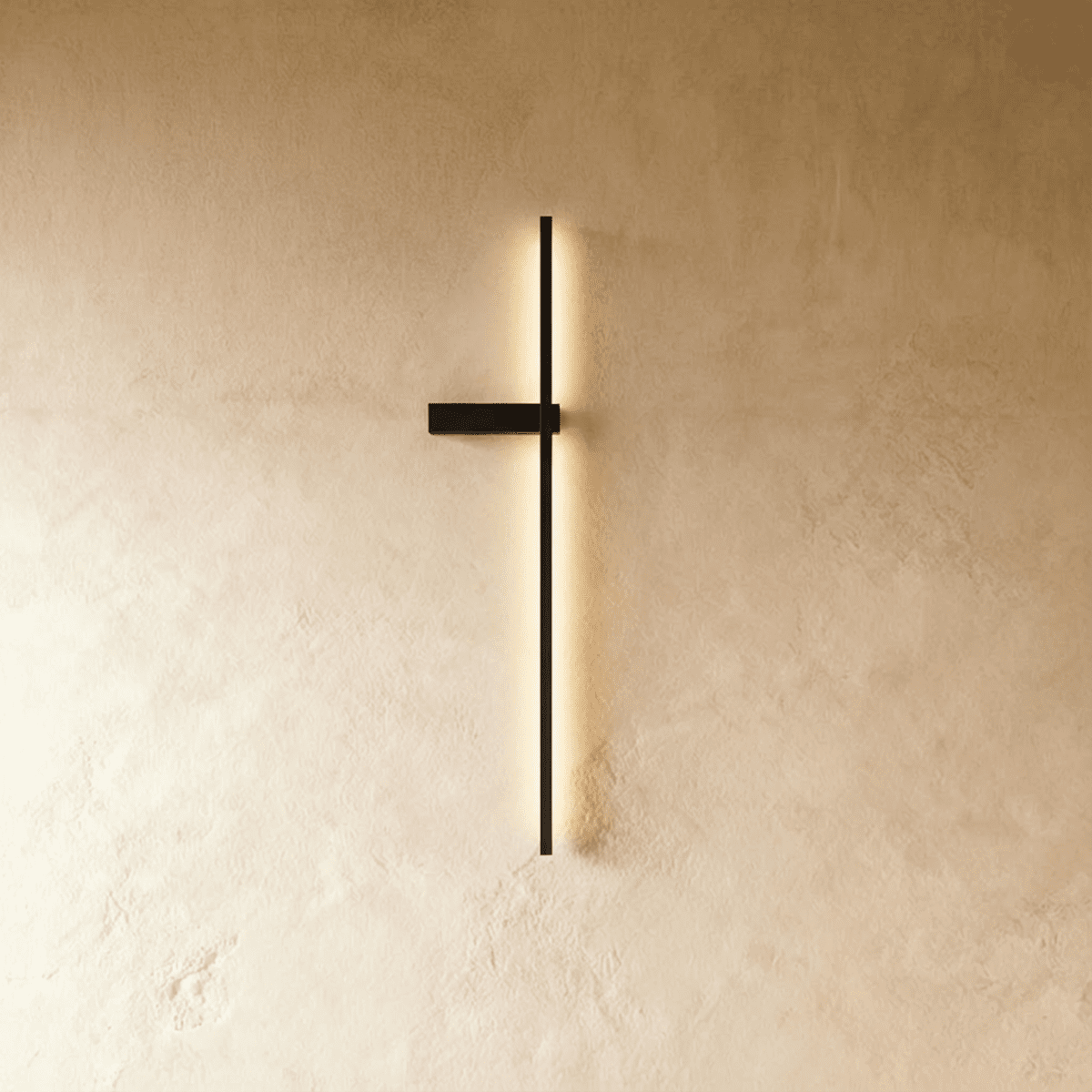 Lampada da parete LumiNest con bagliore ambientale e design moderno minimalista