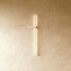 Lampada da parete LumiNest con bagliore ambientale e design moderno minimalista