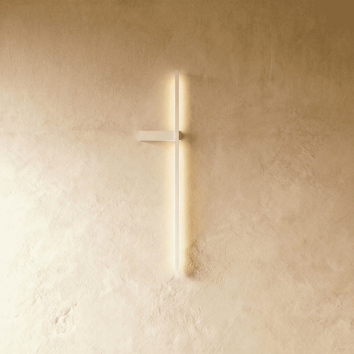 Lampada da parete LumiNest con bagliore ambientale e design moderno minimalista