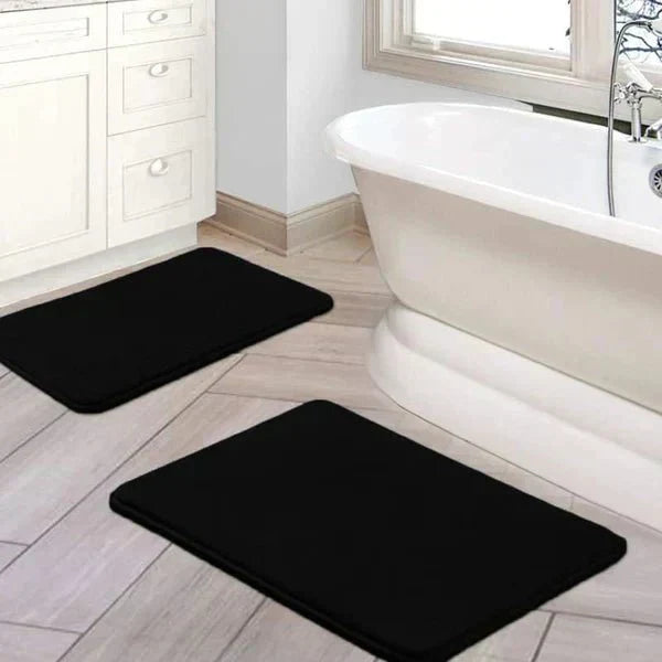 Tappetino da bagno in peluche Nova, tappeto in velluto antiscivolo ad asciugatura rapida