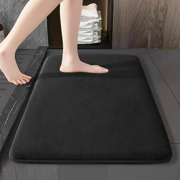 Tappetino da bagno in peluche Nova, tappeto in velluto antiscivolo ad asciugatura rapida