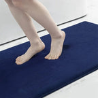 Tappetino da bagno in peluche Nova, tappeto in velluto antiscivolo ad asciugatura rapida