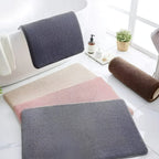 Tappetino da bagno in peluche Nova, tappeto in velluto antiscivolo ad asciugatura rapida