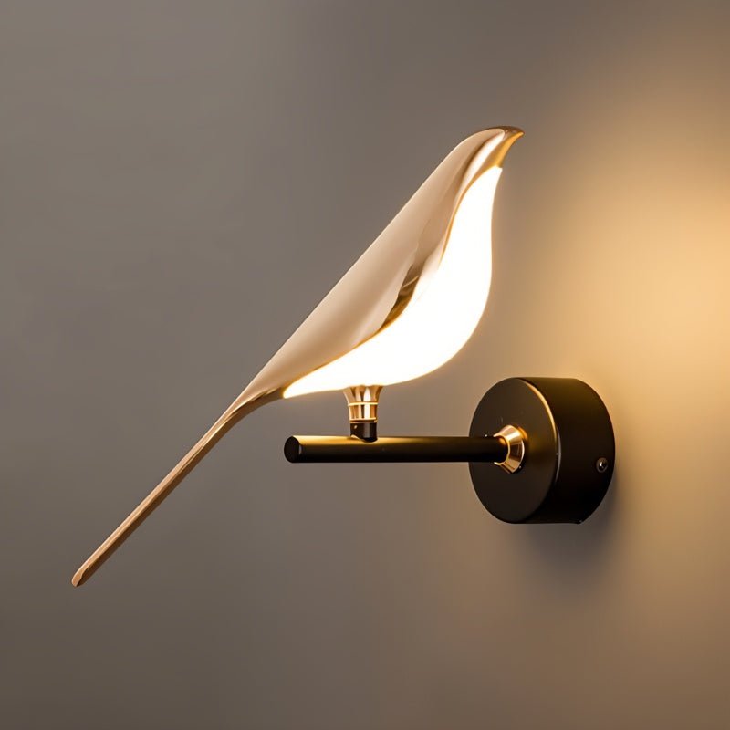 AviaryGlow BirdLight Wall Lamp Delivers Warm Ambient Lighting