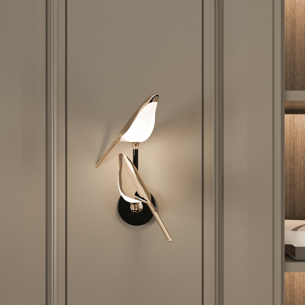 AviaryGlow BirdLight Wall Lamp Delivers Warm Ambient Lighting