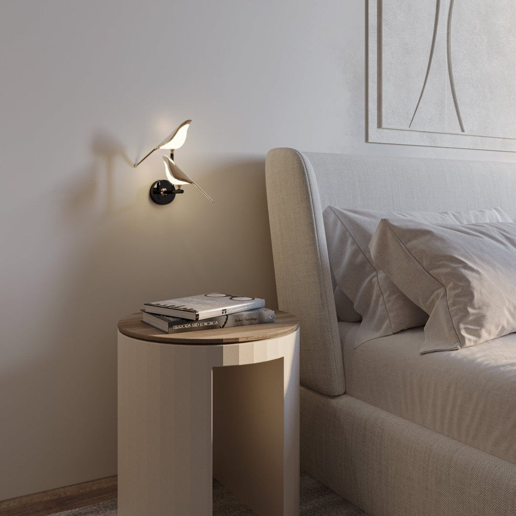 AviaryGlow BirdLight Wall Lamp Delivers Warm Ambient Lighting
