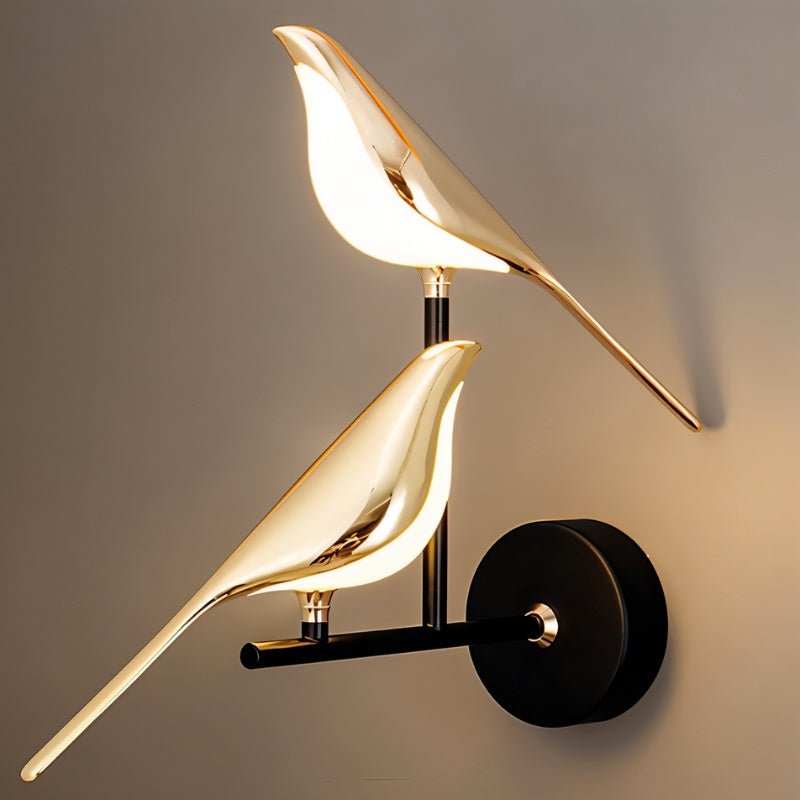 AviaryGlow BirdLight Wall Lamp Delivers Warm Ambient Lighting