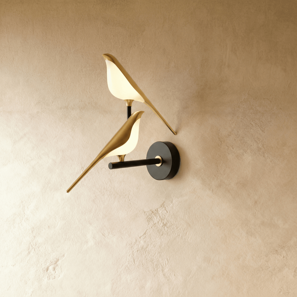 AviaryGlow BirdLight Wall Lamp Delivers Warm Ambient Lighting