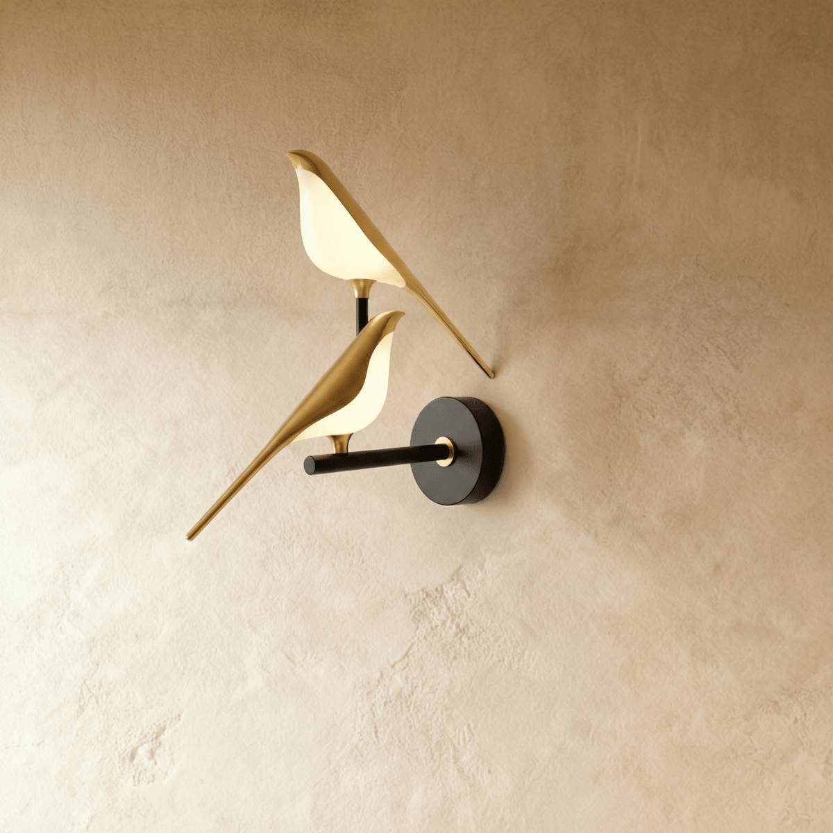 AviaryGlow BirdLight Wall Lamp Delivers Warm Ambient Lighting