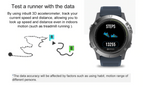 RidgeTech robust udendørs-smartwatch, vand- og støvafvisende, pulsmåling