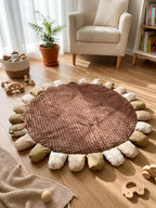 حصيرة لعب مبطنة للأطفال من القطن المبطّن، 120 × 120cm
