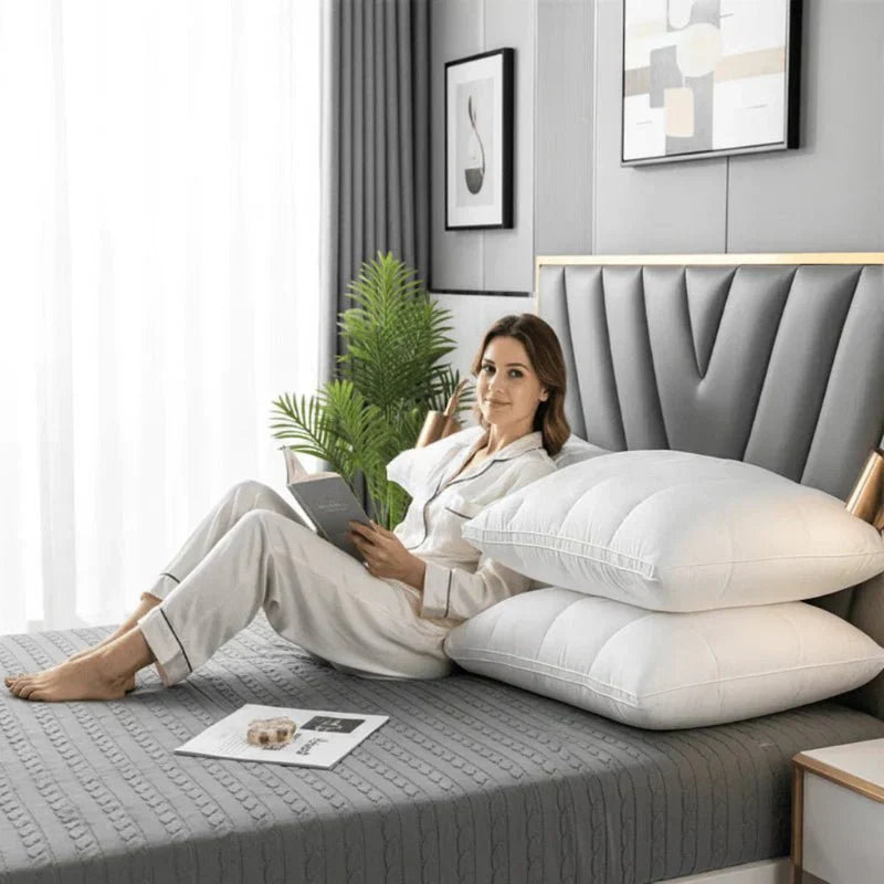 Luxusní polštář z husího peří pro klidný spánek - Fioriscas