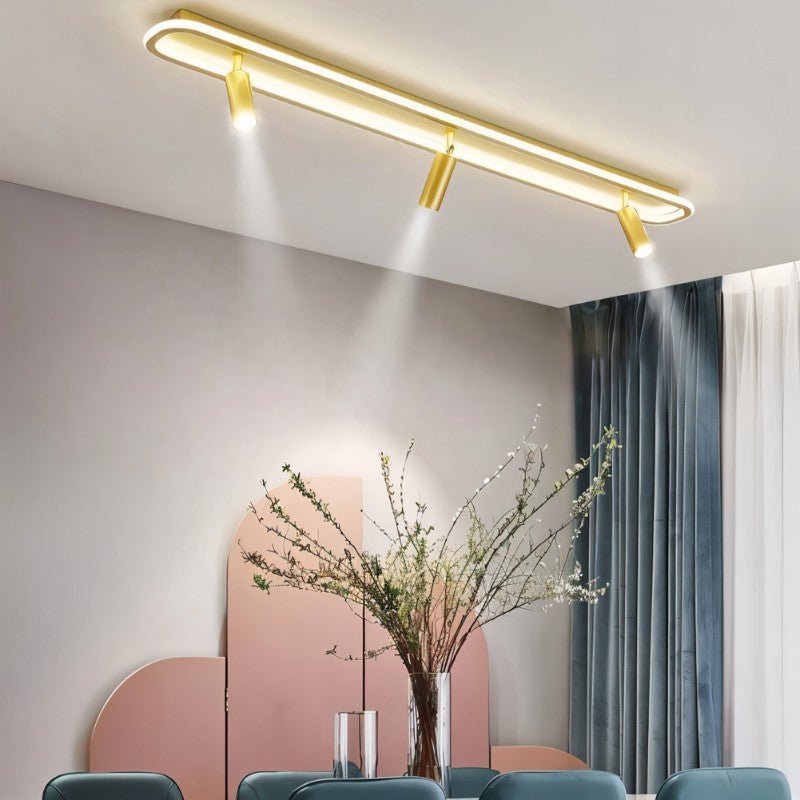 Minimalistické závěsné světlo LumaRect s geometrickým designem pro ambientní osvětlení  