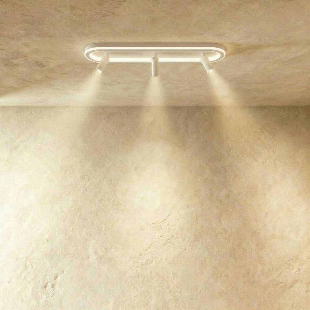 Minimalistické závěsné světlo LumaRect s geometrickým designem pro ambientní osvětlení  
