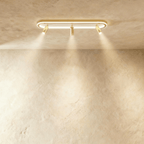 Minimalistické závěsné světlo LumaRect s geometrickým designem pro ambientní osvětlení  