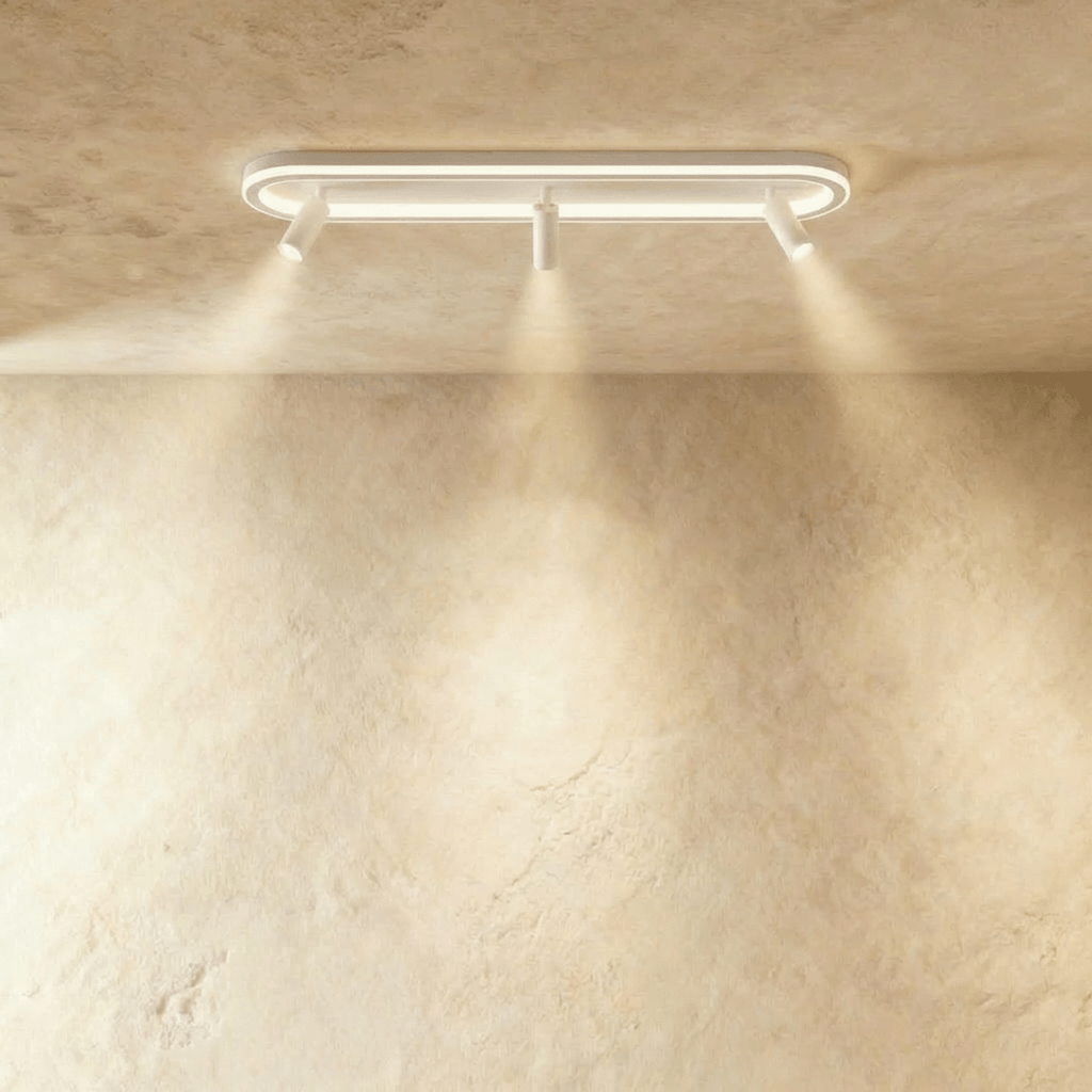 Minimalistické závěsné světlo LumaRect s geometrickým designem pro ambientní osvětlení  