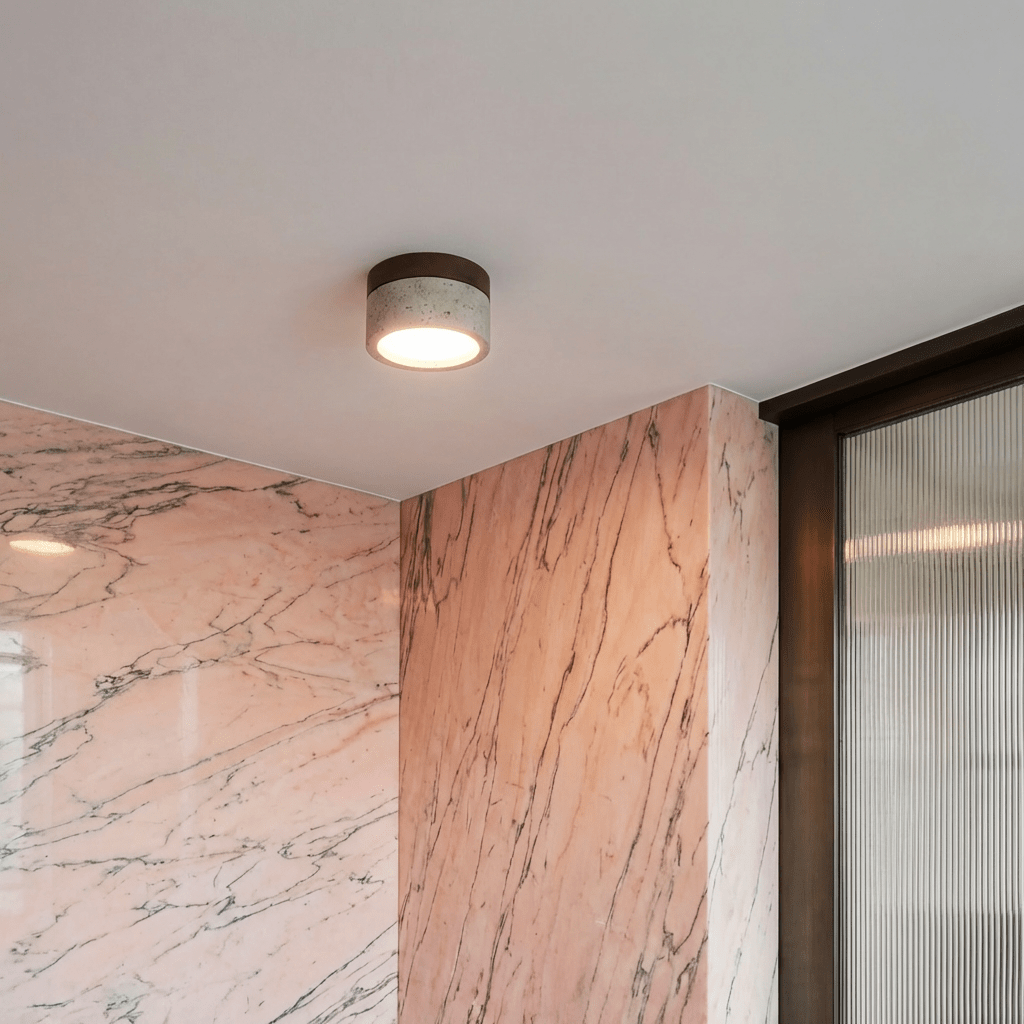 Cylindra zachte gloed plafondlamp voor gangen en slaapkamers