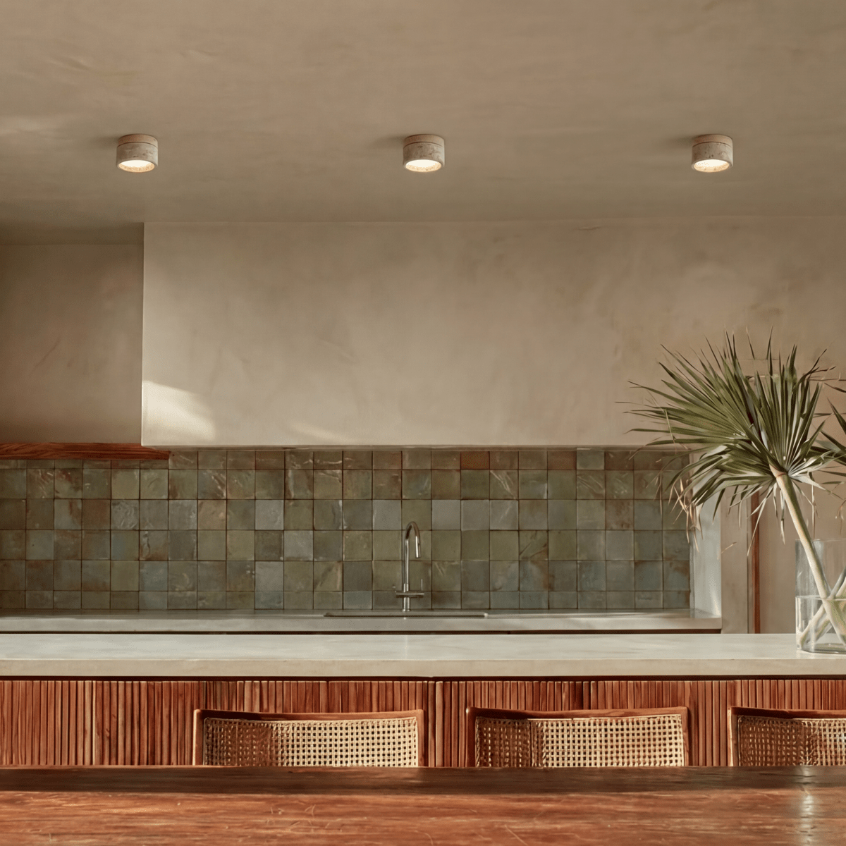 Cylindra zachte gloed plafondlamp voor gangen en slaapkamers