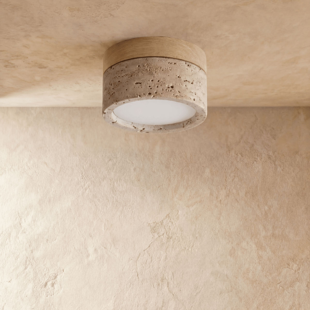 Cylindra zachte gloed plafondlamp voor gangen en slaapkamers