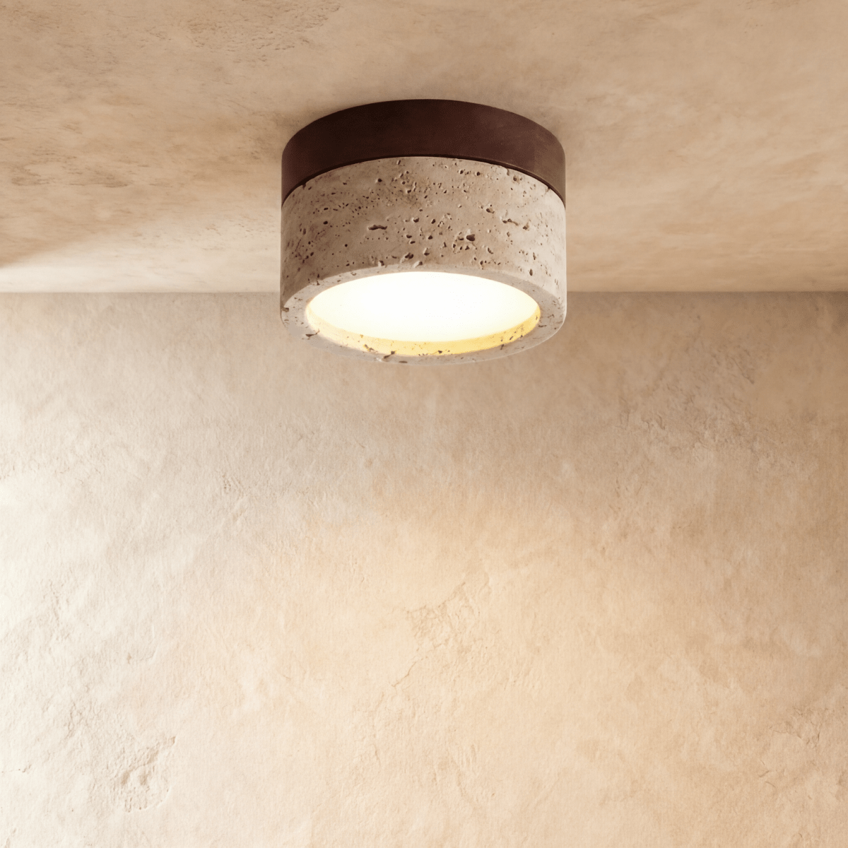 Cylindra zachte gloed plafondlamp voor gangen en slaapkamers