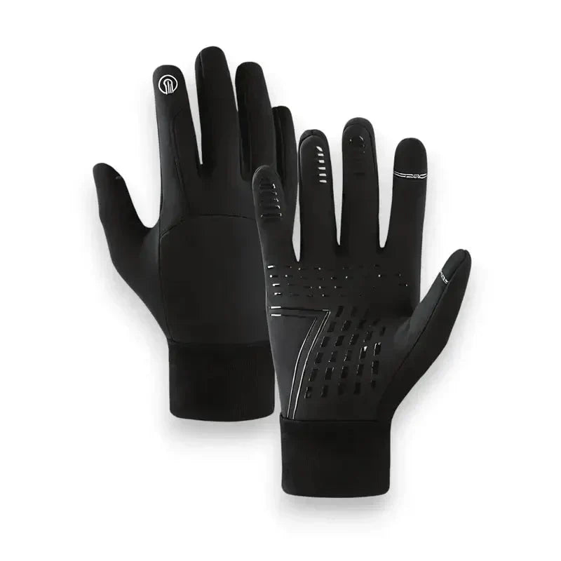 Guanti da ciclismo Nordvik con touchscreen, impermeabili e antivento, con vestibilità imbottita
