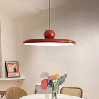 Lunara Pendelleuchte mit Glasscheibe, von Bauhaus inspirierte skandinavische LED-Leuchte