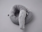 Cozy Crocodile Crib Bolster – Soft Bedside Companion | Fioriscas