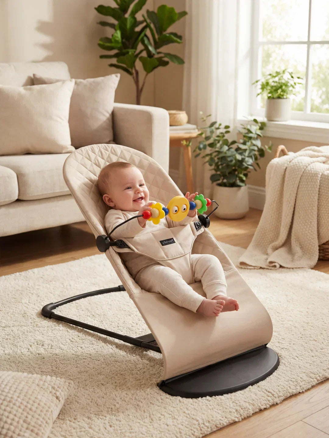 Transat pour bébé pliable avec arche d’activités, de 0 à 2 ans