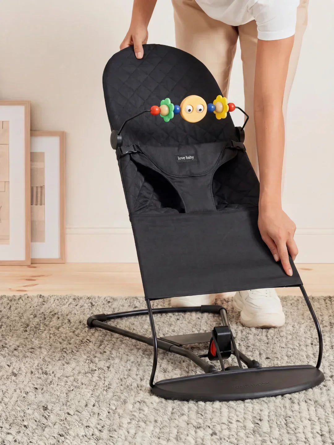 Transat pour bébé pliable avec arche d’activités, de 0 à 2 ans