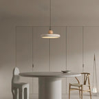 Luz de Pendente TerraLume em Madeira de Travertino para Decoração Natural de Casa