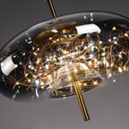 Lampada a sospensione Serpentine Glow per interni moderni minimalisti