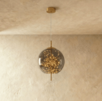 Lampada a sospensione Serpentine Glow per interni moderni minimalisti